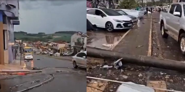 Tornado causa destruição e deixa seis mortos e mais de 400 feridos no Paraná