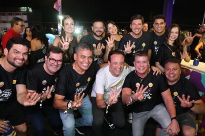 André Moura acompanha os três dias do Pré-Caju ao lado de Lara e de aliados políticos