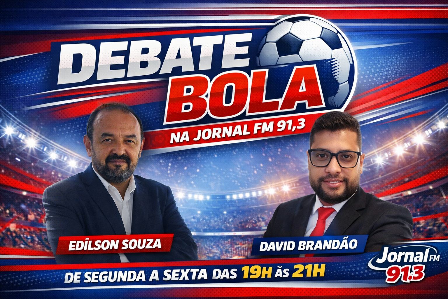 Debate Bola estreia com personalidade, informação e identidade própria na Jornal FM