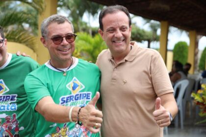 Ao lado de Fábio Mitidieri, André Moura participa da 70ª edição do Sergipe é Aqui em Japoatã