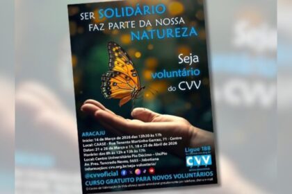 Curso gratuito forma voluntários do Centro de Valorização da Vida (CVV) em Aracaju