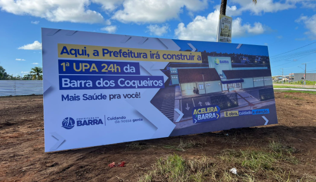 Prefeitura inicia construção da nova UPA 24h da Barra dos Coqueiros com investimento superior a R$ 4 milhões