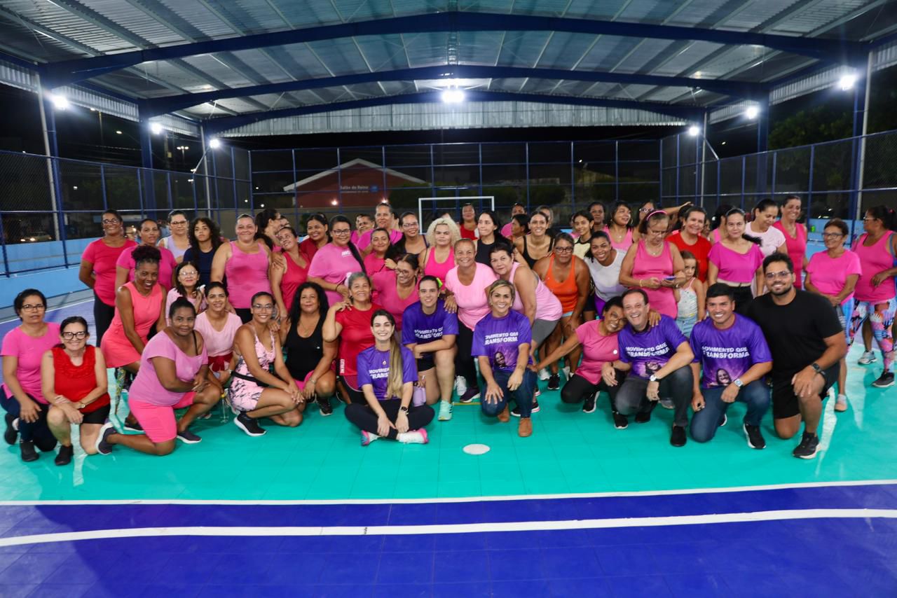 Em comemoração antecipada ao Dia das Mães, André Moura participa de aulão de Zumba em Nossa Senhora do Socorro