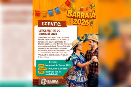 Barra dos Coqueiros vai lançar programação do Barraiá 2026 com muita tradição e forró
