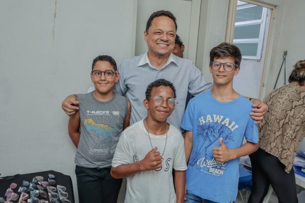 Projeto Visão Jovem do Batalhão da Restauração oferta exames de vista e óculos gratuitamente aos jovens de Malhador