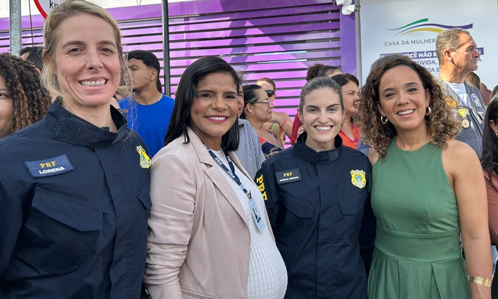 PRF participa da inauguração da Casa da Mulher Brasileira em Aracaju