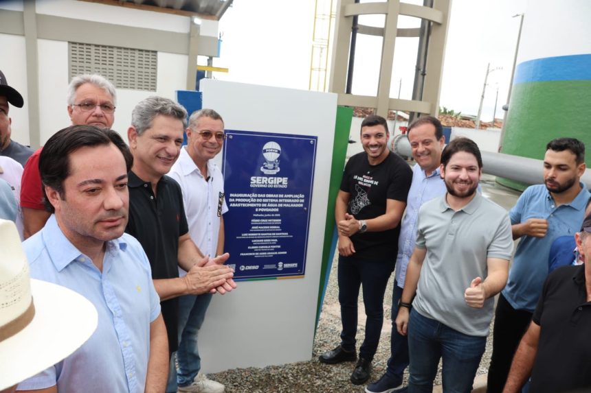 André Moura acompanha Fábio em entregas que fortalecem infraestrutura hídrica e saúde no Agreste sergipano