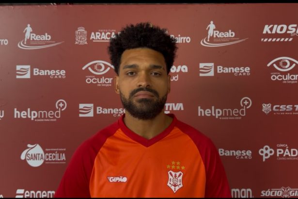 Thiago Santos projeta reação do Sergipe e mira grande atuação no Batistão