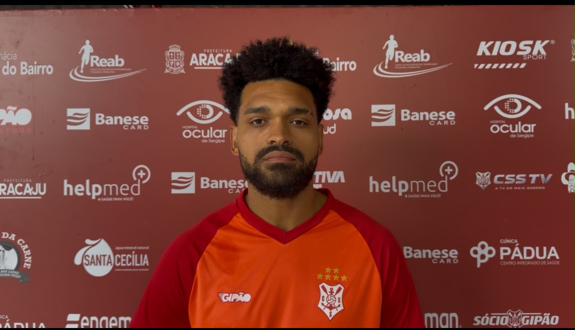 Thiago Santos projeta reação do Sergipe e mira grande atuação no Batistão