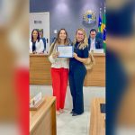 Kitty Lima é homenageada pela Câmara de Vereadores de Itabaianinha após reconhecimento por relevantes serviços
