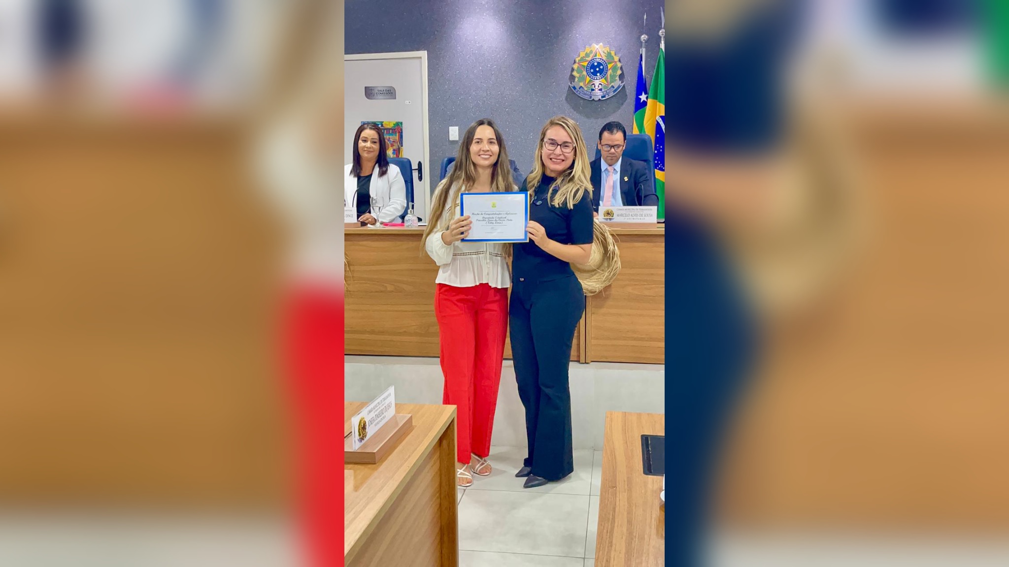 Kitty Lima é homenageada pela Câmara de Vereadores de Itabaianinha após reconhecimento por relevantes serviços