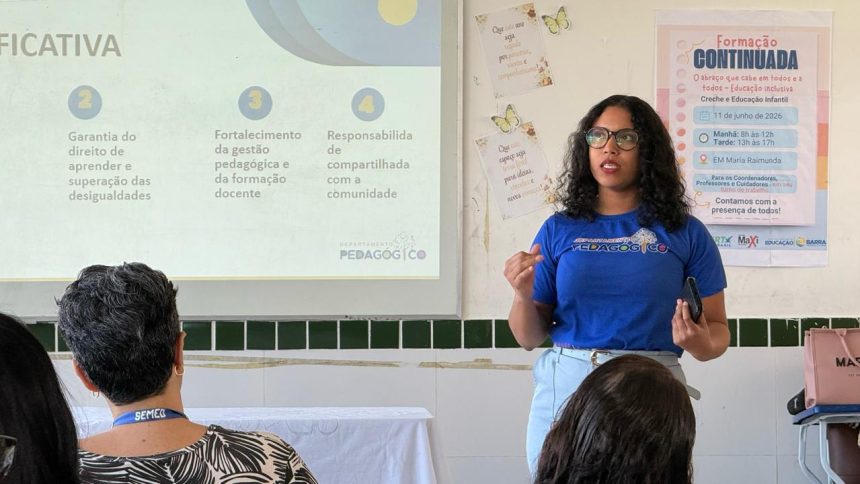 Prefeitura da Barra dos Coqueiros apresenta Política de Alfabetização e planos de ação das escolas para avaliações externas