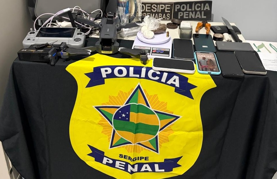 Polícia Penal impede envio de ilícitos por drones e prende dois suspeitos nas imediações do Premabas
