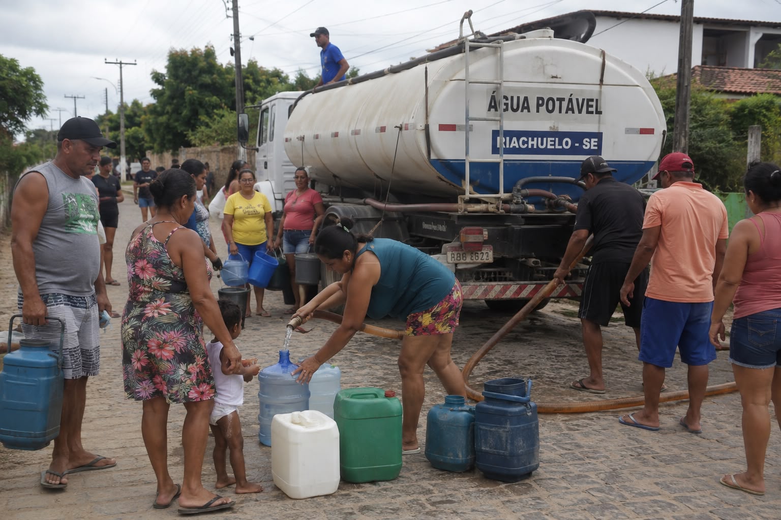 Moradores denunciam falta de água e são obrigados a comprar abastecimento no povoado Bela Vista, em Riachuelo