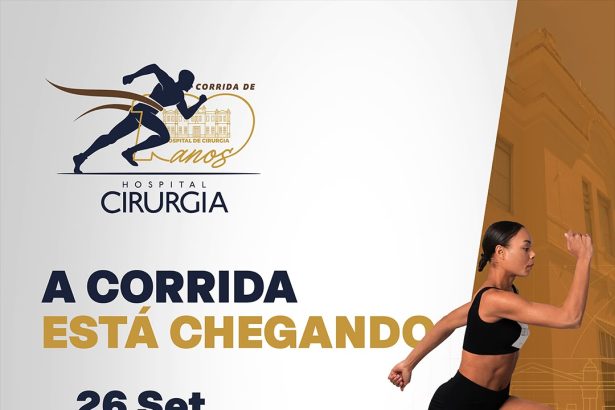 Hospital de Cirurgia realizará corrida em celebração aos 100 anos no dia 26 de setembro