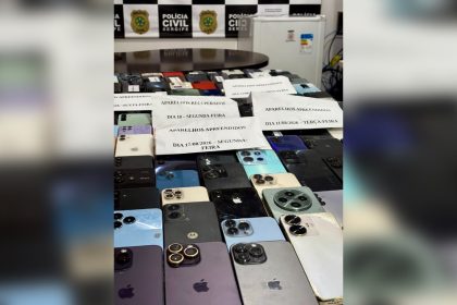 Polícia Civil de Sergipe recupera cerca de 600 celulares na Operação Última Chamada