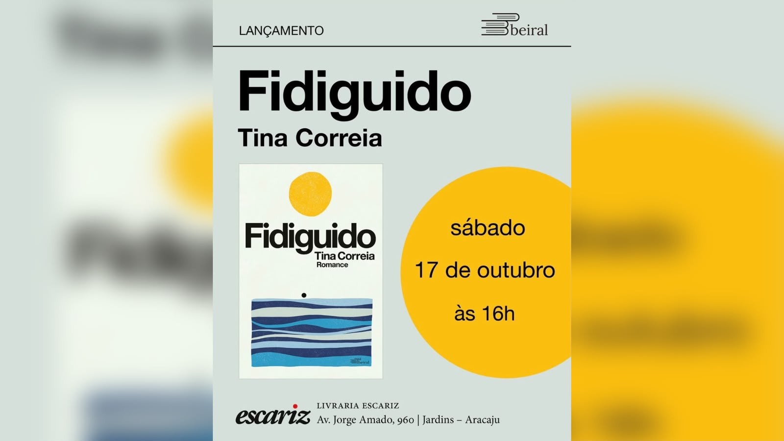 Fidiguido revela a memória de quem viveu em Aracaju e será lançado no próximo dia 17
