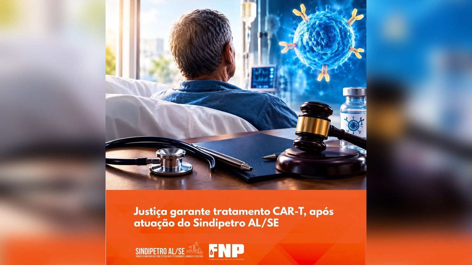 Justiça determina que Saúde Petrobras custeie tratamento contra câncer após ação do Sindipetro AL/SE