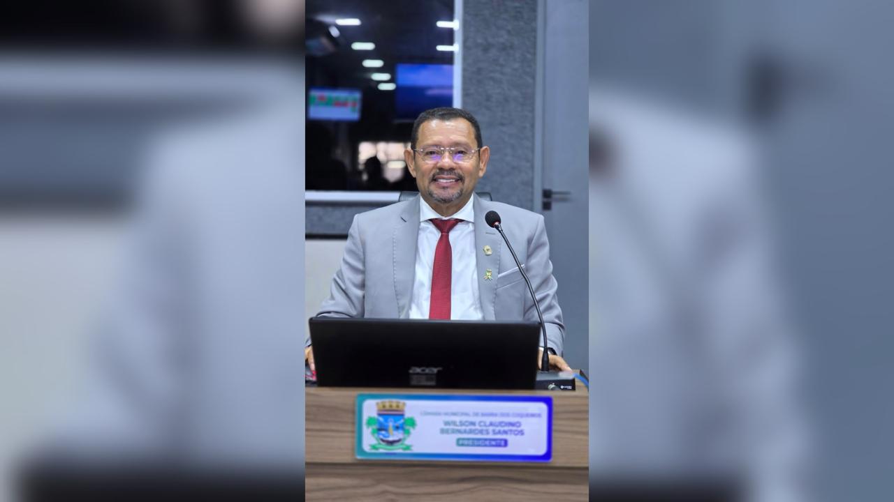 Wilson Bernardes é reeleito presidente da Câmara Municipal de Barra dos Coqueiros para o biênio 2027/2028